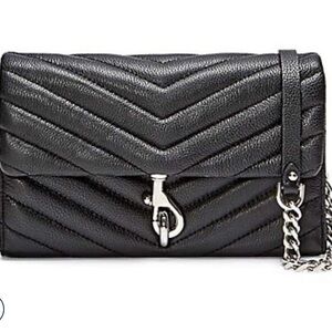 Rebecca Minkoff Leather Edie Wallet on Chain